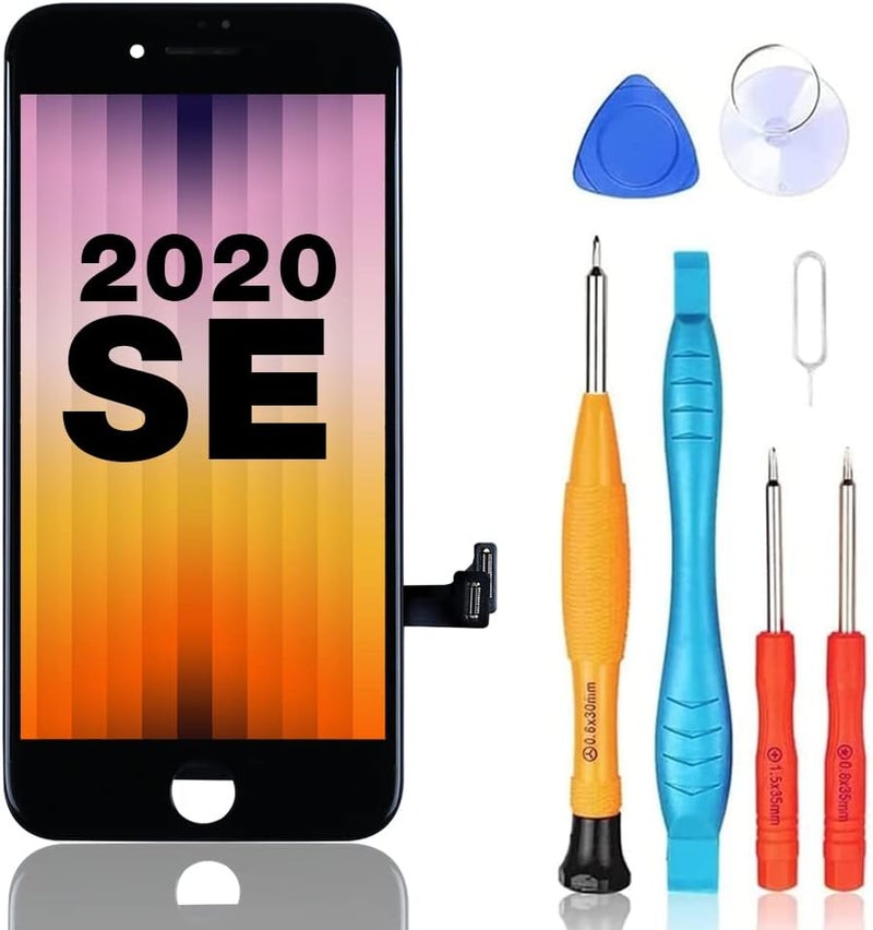 Ayake for iPhone 8/SE 2020 Screen Replacement Black, Full Assembly Retina LCD Touch Digitizer with Repair Tools for iPhone 8 SE2 A2275, A2298, A2296 - Image 1